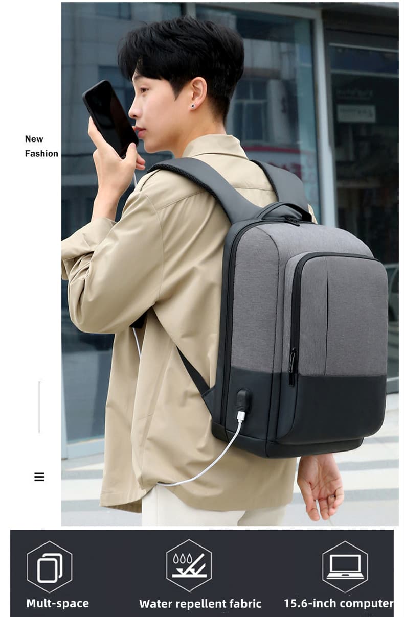 BLH-6261 Urban Fashion Casual Backpack Model Display