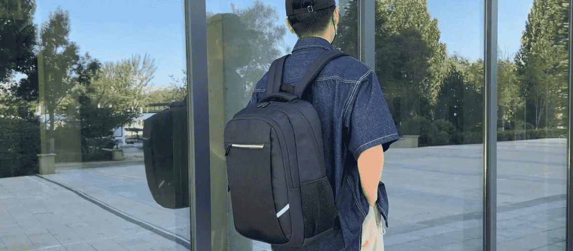 BLH-D27 Anti Theft Business Nylon Travel Backpack Video Cover