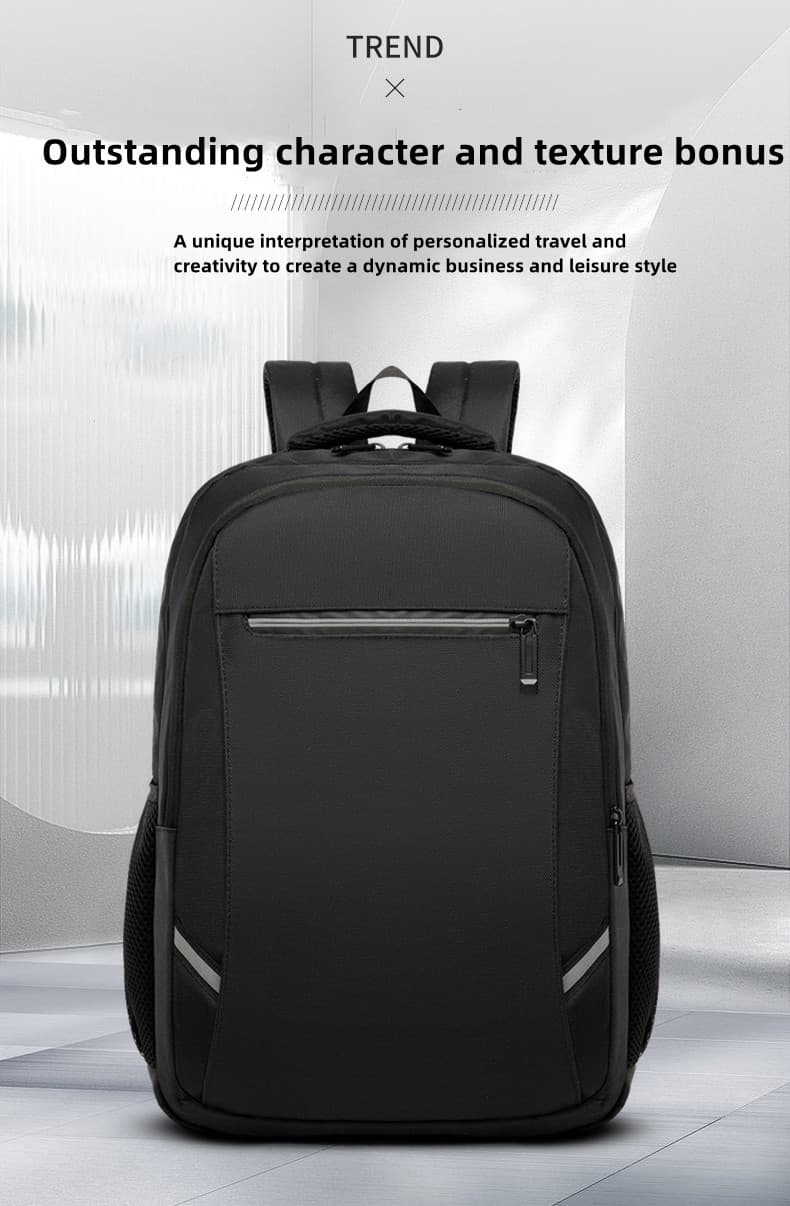 BLH-D27 Black Anti Theft Business Nylon Travel Backpack