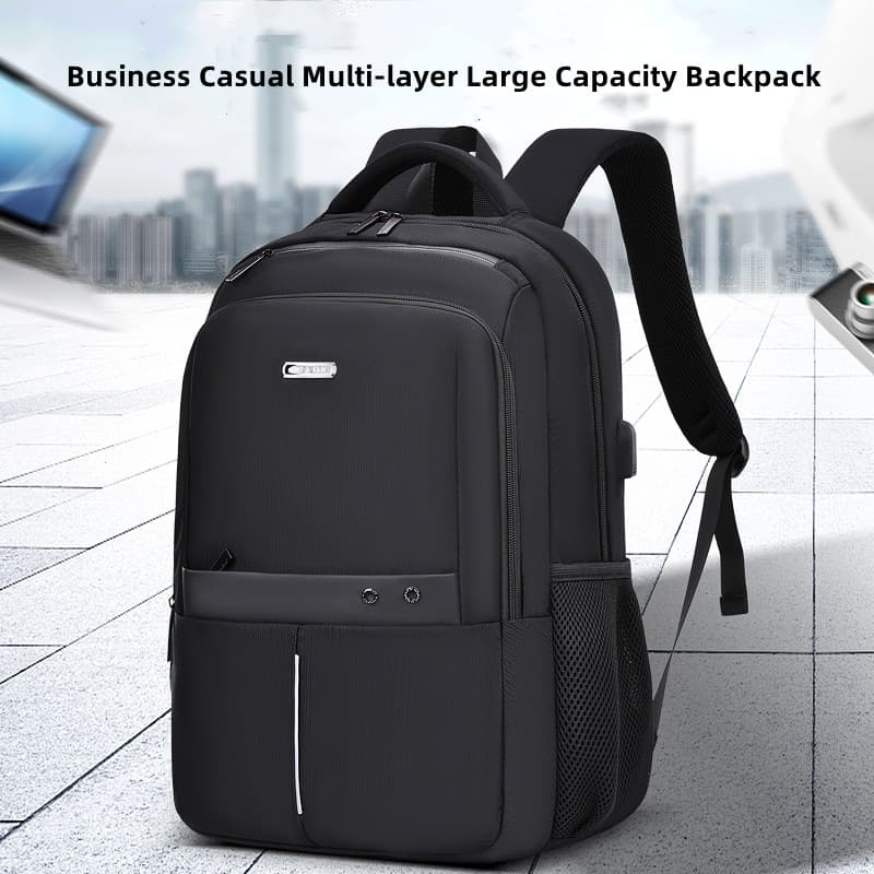 Business Casual Multi-layer Large Capacity Backpack