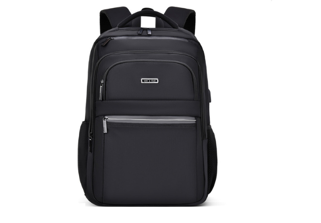 C Black Business Casual Multi-layer Large Capacity Backpack