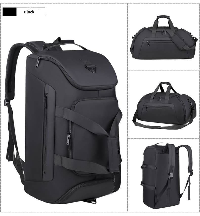 T18 Black Weekend Travel Duffle Bag Angle display