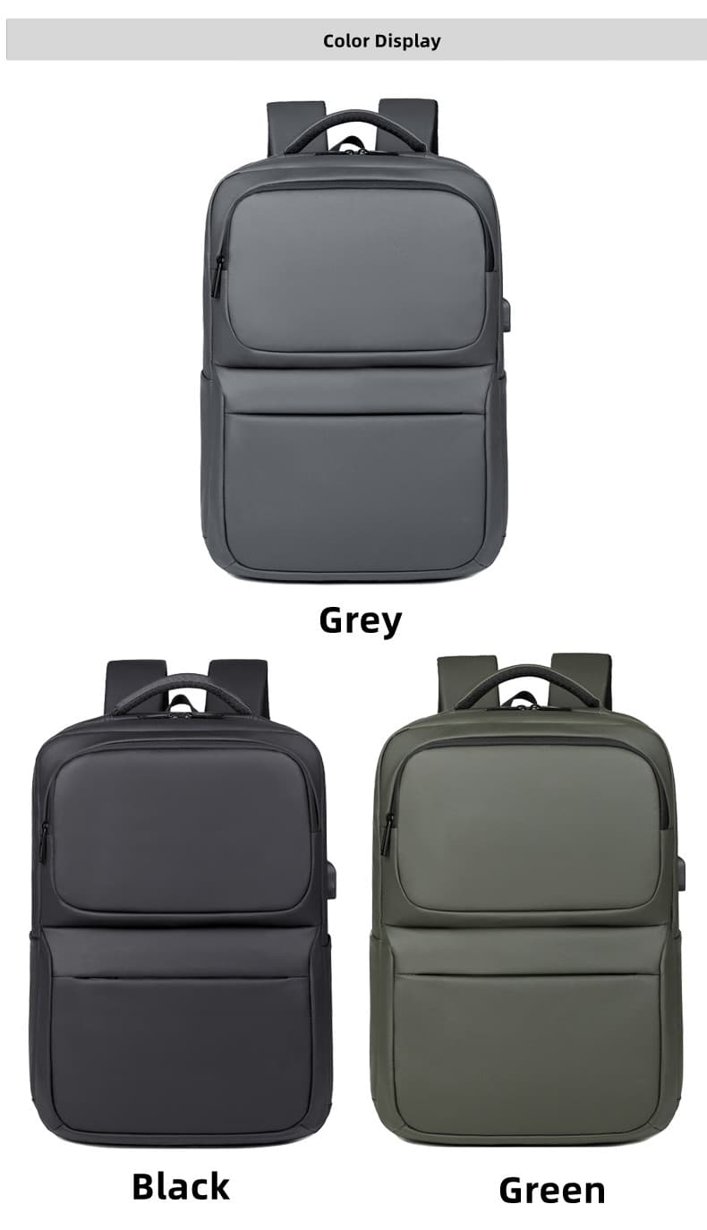 DNS-2310 Mens Fashion Leather Backpack Color Display