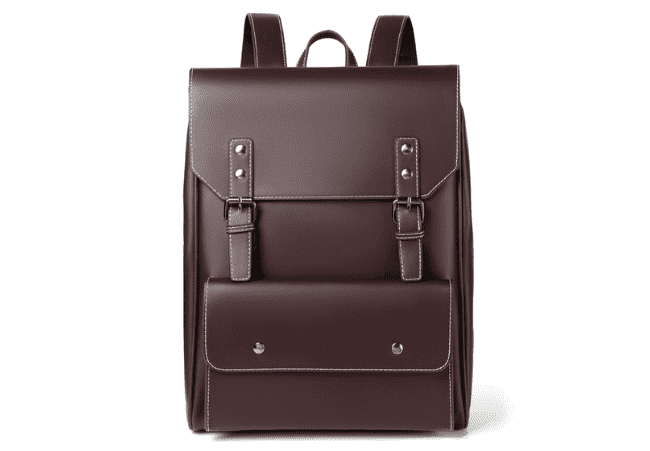 HTDS-S71778 Brown Men's Leather Business Backpack