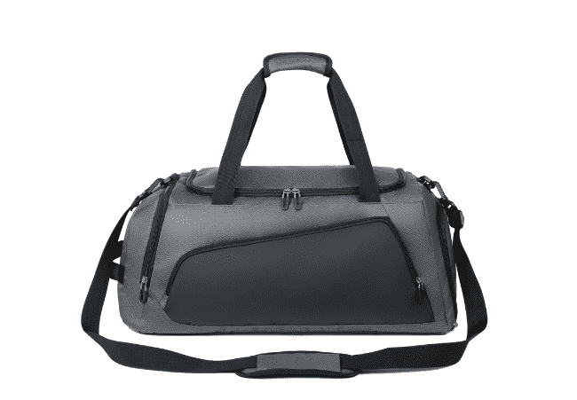 T17 Grey Duffle Bag with Shoe Compartment