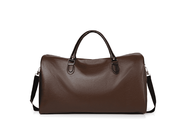 ZMN-1997 Dark Brown Mens Leather Duffle Bag