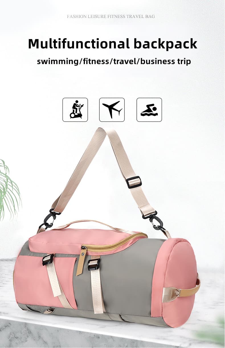 ZMN-253 Women's Pink Fashion Duffle Bag