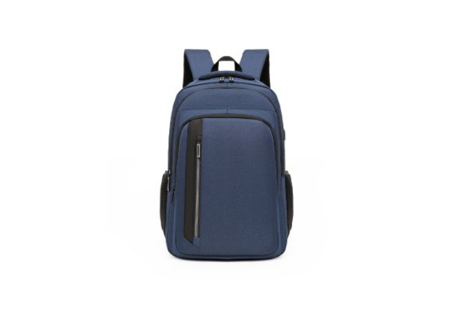 Remoid Blue Simple Laptop Backpack