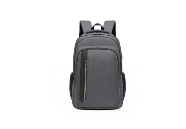 Remoid Grey Simple Laptop Backpack