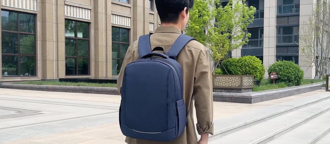 Minimalist Laptop Backpack Video Cover