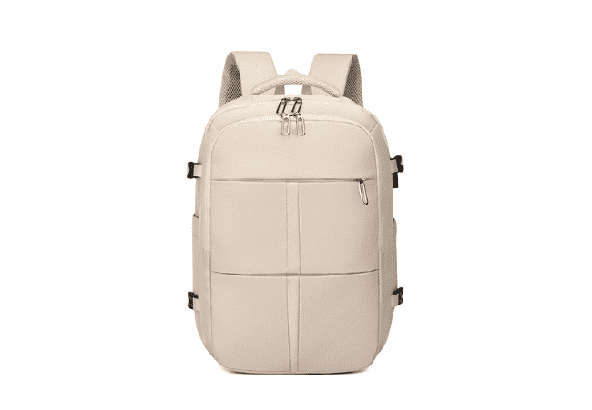 Remoid Off White Unisex Laptop Backpack