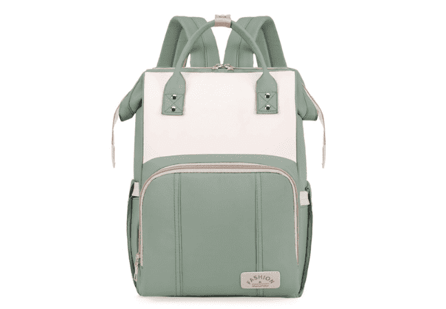 Green Waterproof Diaper Bag