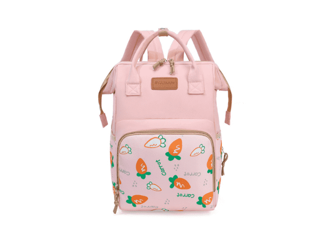 Pink Multifunctional Mommy Bag