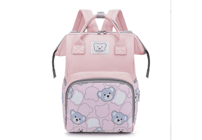 Wholesale Pink Waterproof Diaper Backpack