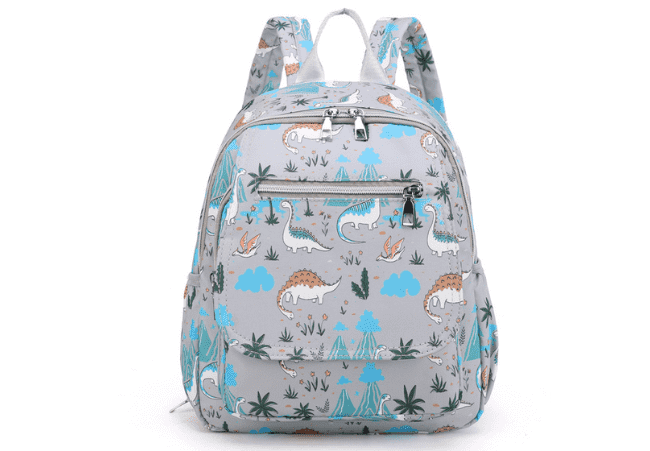 Grey Fashion Multifunctional Mommy Bag