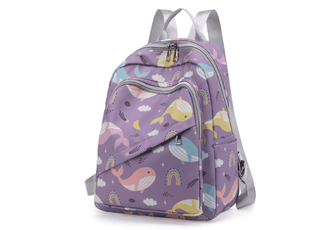 Wholesale Purple Portable Mummy Diaper Bag